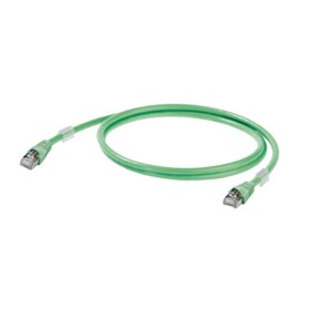 Weidmüller 1166000010 RJ45 sieťové káble, prepojovacie káble CAT 5 SF/UTP 1.00 m zelená samozhášavý, s ochranou 1 ks; 1166000010