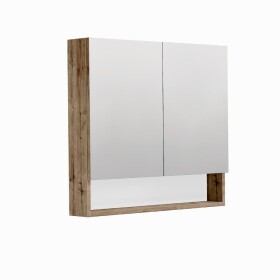 Zrkadlová skrinka SAT Cubeway 80x14x72 cm lamino dub wellington GALCU80DW GALCU80DW