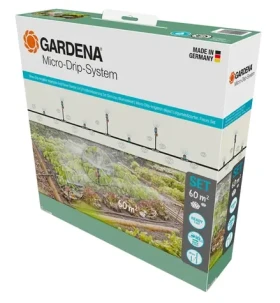Gardena 13450-20 Micro-Drip-System zavlažovanie zeleninových záhonov/kvetinových okrajov - sada (60 m2)? (13450-20)