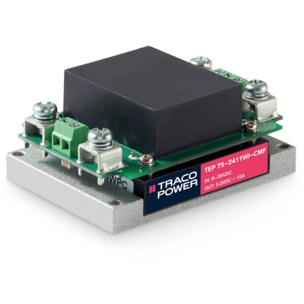TracoPower TEP 75-7215WI-CMF DC / DC menič napätia, modul 110 V/DC 24 V/DC 3.2 A 75 W Počet výstupov: 1 x; TEP 75-7215WI-CMF