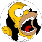 Jedlý papier Homer Simpson 19,5 cm - Pictu Hap - Pictu Hap