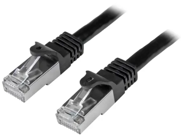 StarTech CAT6 SFTP čierna / Patch kábel / 0,5 m / RJ-45 / PoE (N6SPAT50CMBK)