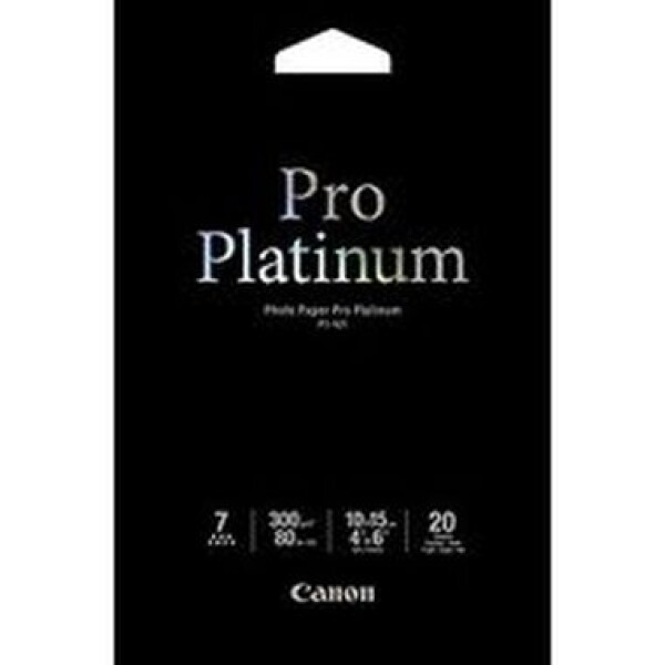 Canon fotopapier PT-101 - 10x15cm (4x6inch) - 300g/m2 - 20 listov - lesklý (2768B013)