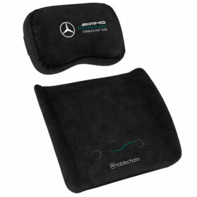 Noblechairs Súprava vankúšov z pamäťovej peny - Mercedes- AMG Petronas Formula One Team Edition / pre stoličky EPIC ICON HER (NBL-SP-PST-012)