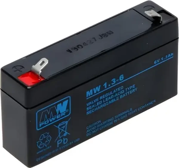NoName Olovený akumulátor 6V/1.3AH-MW / Batéria / 6 V / 1,3 Ah (6V/1.3AH-MW)
