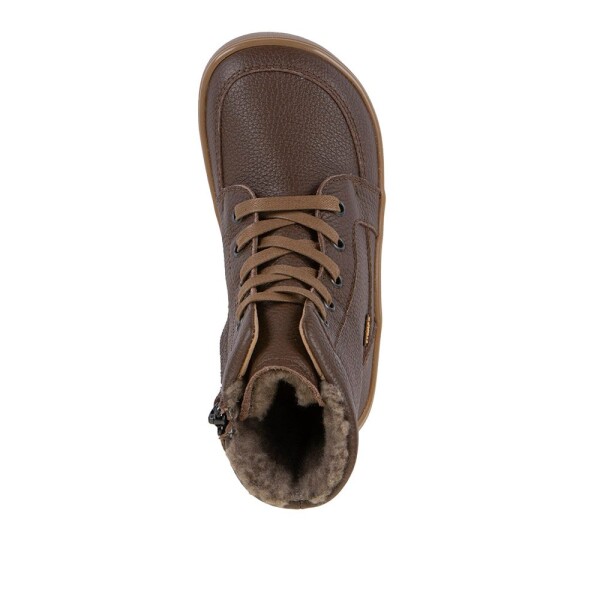 Detské zimné barefoot topánky UP TEX CORE Brown Froddo G3160260-1 - 41