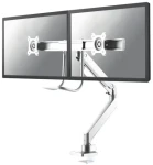 Neomounts Select NM-D775DXWHITE biela / Stolový držiak monitora / 10-32" / VESA 75x75-100x100 / nosnosť 8 kg (NM-D775DXWHITE)