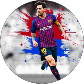 Jedlý papier Lionel Messi pri hre 19,5 cm - Pictu Hap - Pictu Hap