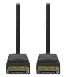 Nedis DisplayPort 1.4 kábel čierny / Kábel DisplayPort / 8K / 3 m / bulk (CCGL37014BK30)