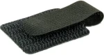 Schwaiger Klett nástenný klip čierna / Káblový klip / 90 x 12 x 2 mm / 10 ks (KMWC3010)