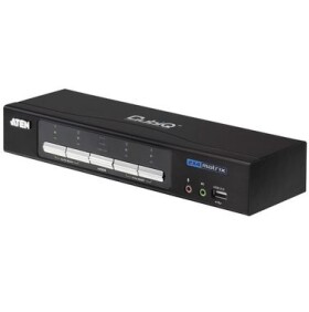 ATEN CM-0264 / 2x4-port KVMP USB switch / DVI + HDMI / USB port / audio / kombo káble (CM-0264)