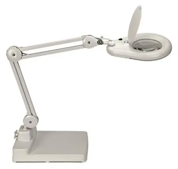 Maul Viso biela / Lupová stolná LED lampa / 3 dioptrie / 660 lm / 6500K / CRI 80 (8263502)