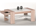 Konferenčný stolík Finley Plus, dub sonoma/biely%