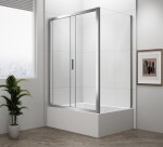 POLYSAN - DEEP obdĺžniková sprchová zástena 1200x750 L/P varianta,číre sklo MD1216MD3116