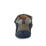 Chlapčenské barefoot sandále PROTETIKA KENDY KHAKI hnedé - 31