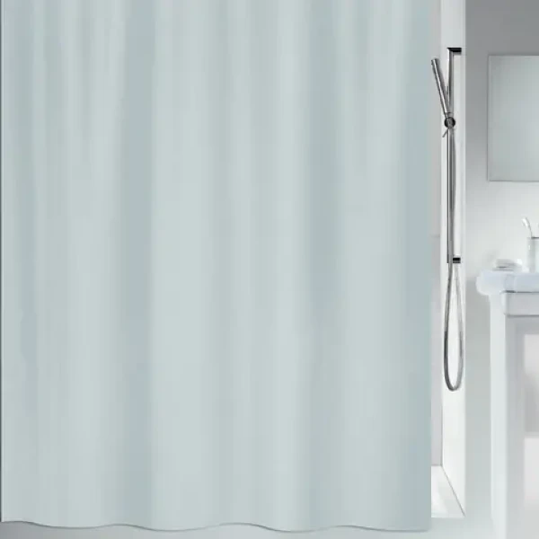 Spirella MAYA šedá / Sprchový záves / 180 x 200 cm / polyester
