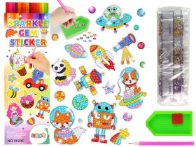 Mamido Súprava Nálepiek Diamantové Vyšívanie Vesmír Astronaut Mozaika