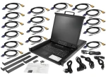 StarTech KVM konzola 16 portov 19" LCD / KVM switch / VGA / USB-PS/2 / 1U rack 19" (RKCONS1916K)