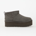 Tenisky UGG W Classic Ultra Mini Platform Charcoal EUR 39