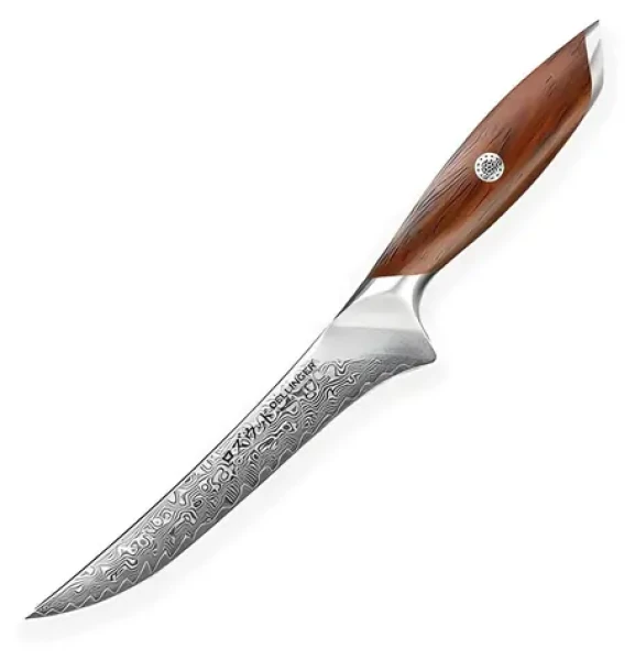 Dellinger Damascus Rose Wood / Nôž vykosťovací / 190 mm (XZ-X01-YD-RW)