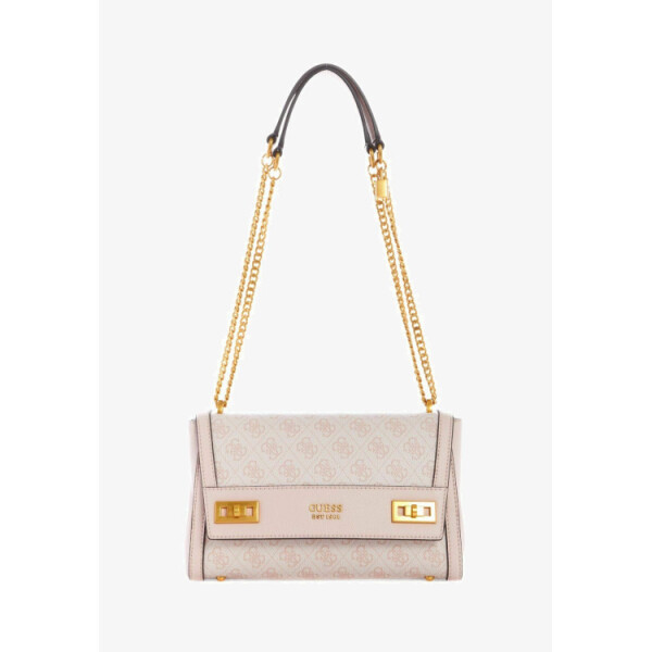 GUESS kabelka Katey Flap Logo ružová Ružová