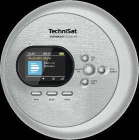 TechniSat TechniSat Digitradio CD 2GO BT tragbarer CD-Player silber