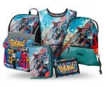 BAAGL SET 5 Zippy Skatepark: aktovka, peračník, sáčok, zástera, peňaženka (A-34865)
