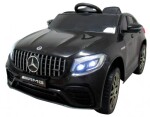 Mamido Elektrické autíčko Mercedes GLC63s s pohonom 4x4 a koženým interiérom, čierne