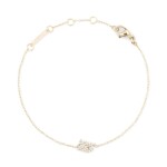 Daniel Wellington Pozlátený retiazkový náramok znamenia Vodnár Crystal Zodiac DW00400917