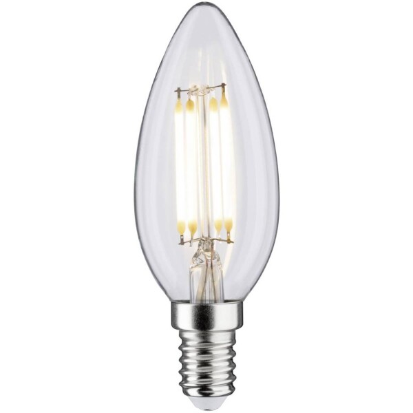 Paulmann 28738 LED En.trieda 2021 F (A - G) E14 sviečkový tvar 5 W = 37 W teplá biela (Ø x v) 35 mm x 80 mm 1 ks; 28738