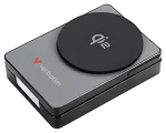 Verbatim Charge 'n' Go Qi2 sivá / Magnetická bezdrôtová powerbanka / 5000 mAh / Qi2 15 W / USB-C PD 20 W (32294)