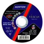 Norton Clipper Vulcan Metal Inox A60S6BF41 / Rezací kotúč na kov a nerez / 125 x 22,23 x 1,0 mm (66252925433)