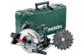 Metabo KS 55 set / Ručná okružná píla / 1200W / Priemer 160 mm / 5.600 ot-min / Hĺbka rezu 55 mm / Plastový kufor (690903000)