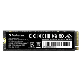 Verbatim Vi5000 512GB / M.2 2280 / PCI-E NVMe Gen4 / R: 5000MBs / W: 4500MBs (31825)