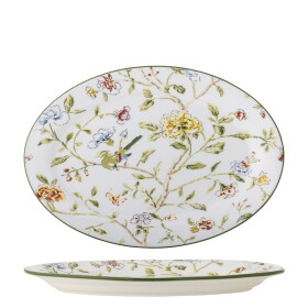 Bloomingville Keramický servírovací tanier Bloomie 35 cm