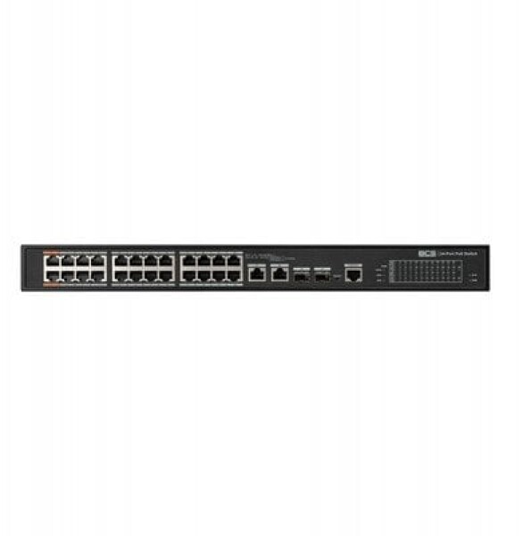 BCS BCS-L-SP2402G-2SFP-M(2) BCS Switch zarządzalny 24x PoE, 2x RJ45, 2x SFP Gigabit