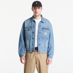 Bunda Carhartt WIP Helston Jacket UNISEX Blue Destroy Wash, Splatter XL