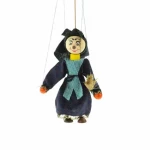 Česká drevená hračka Drevené bábky - Čarodejnica