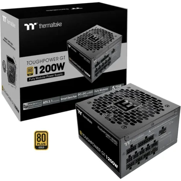 Thermaltake Toughpower GT 1200W čierna / ATX 3.1 / aktívny PFC / 80 PLUS Gold / modulárny (PS-TPT-1200FNFAGE-3)