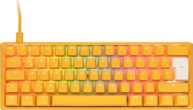 Ducky One 3 Yellow Mini MX-Brown žltá / Herná klávesnica / podsvietená / mechanická / drôtová (USB) / DE (DKON2161ST-BDEPDYDYYYC1)