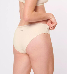 Dámske nohavičky GO Ribbed R Hipster C2P - BROWN - hnedá M003 - SLOGGI BROWN L