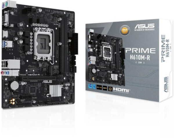 ASUS PRIME H610M-R-SI / H610 / 2x DDR4 / PCIEx16 / 1GLAN / mATX (90MB1GL0-M0ECY0)