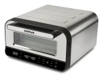 G3Ferrari G10204 strieborná / Mini rúra na pizzu / 1850 W / 80-450°C / 6 programov / kameň 32×32 cm (G10204)
