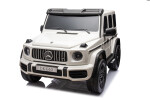 Mamido Mamido Elektrické autíčko Mercedes G63 AMG 2x24V 4x200W XXL biele