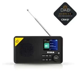TESLA Sound DAB65 / Rádio / DAB+ / 2200 mAh batéria (8595689805951)