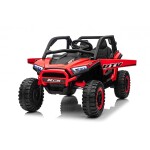 Mamido Mamido Elektrické autíčko Buggy UTV KCK 4x4 červené 24V | 800W | 50 kg | EVA | LED | 2,4 Ghz | ECO koža