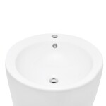 Voľne stojace umývadlo SAT Fusion 85x50 cm otvor pre batériu uprostred SATFUS8550 SATFUS8550