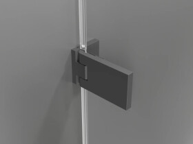 MEXEN - LUNAR nástenný pánt pre 836 /2 kusy/, grafit metal 830-16-95