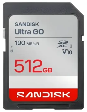 SanDisk Ultra Go 512 GB / Pamäťová karta SDXC / 190 MB/s (SDSDUGN-512G-GN6IN)