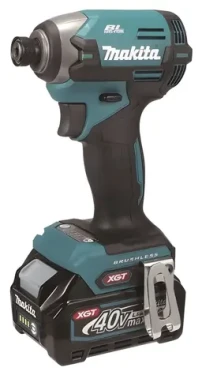 Makita XGT 40V Aku rázový skrutkovač / Aku rázový skrutkovač / Li- ION / 2x 2,0 Ah / nabíjačka / kufor Makpac (TD003GA201)